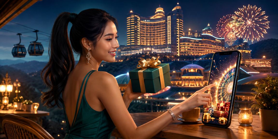 Akses taruhan badminton melalui telefon pintar dari Genting Highlands Malaysia